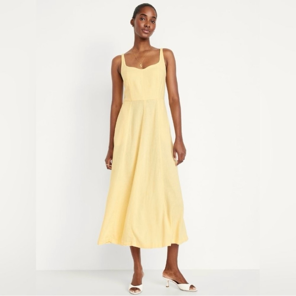 Old Navy Yellow Maxi Dress